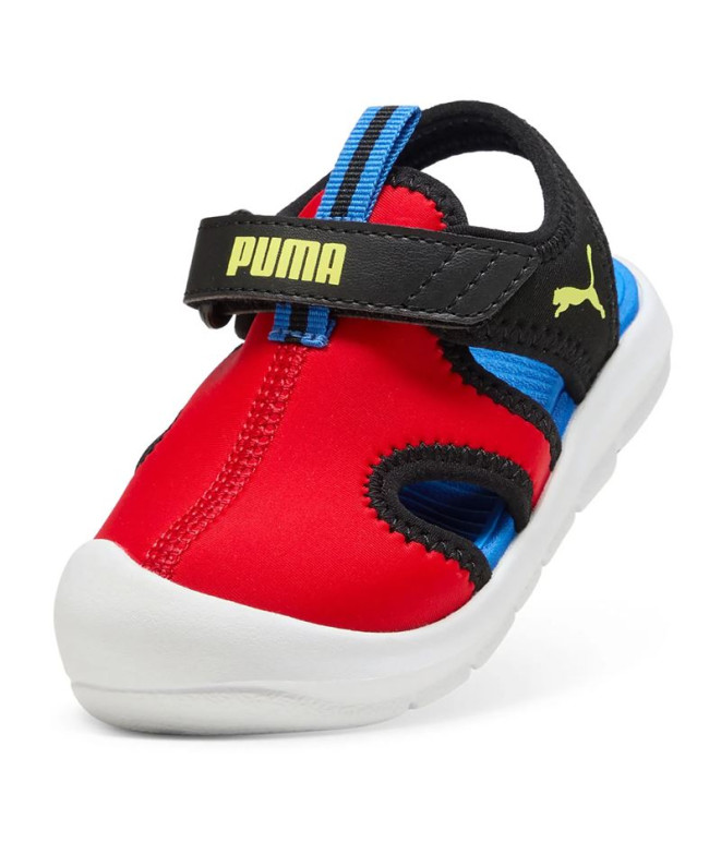 Chinelos Puma Fun Racer Sandálias Menino Vermelho