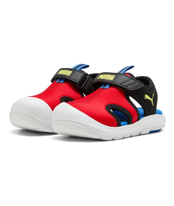 Chinelos Puma Fun Racer Sandálias Menino Vermelho