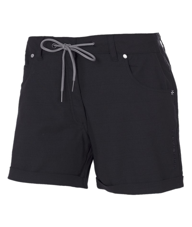Pantalon de Montagne Trangoworld Pant. Corto Gemona Femme Noir