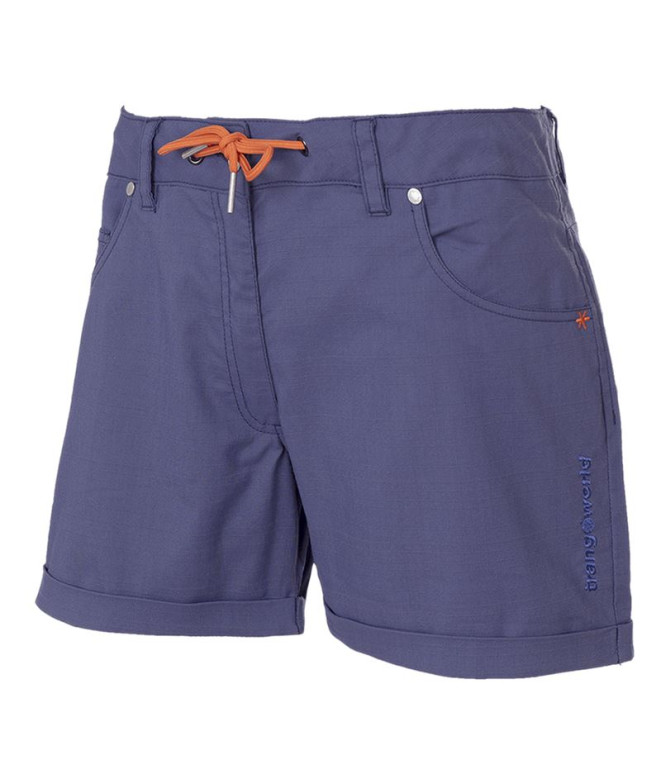 Pantalon de Montagne Trangoworld Pant. Corto Gemona Femme Morado
