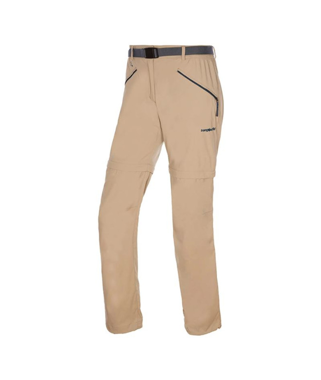Pantalones Largos Trangoworld Buhler Sf Mujer Beige