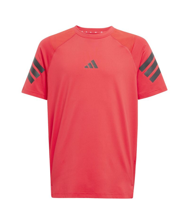 Camiseta de Fitness adidas All Sports Menino Vermelho/Preto