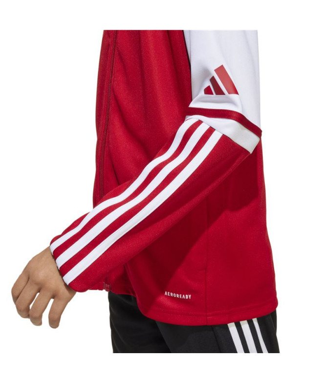 Veste de Football adidas Squadra25 Tr Enfant Rouge