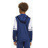 Casaco de Futebol adidas Squadra25 Hood Infantil Azul/Branco