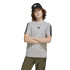 Camiseta adidas 3 Bandas Infantil Cinza/Preto