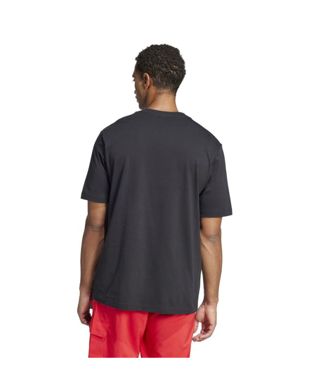 Camiseta adidas Linear Sj Homem Preto/Branco