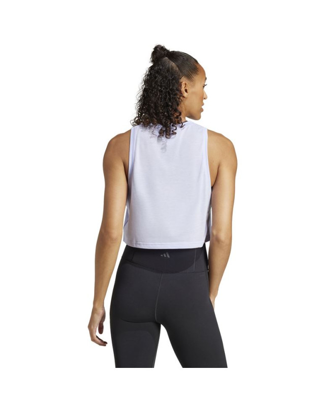Camiseta de Fitness adidas We Tank Mulher Azul