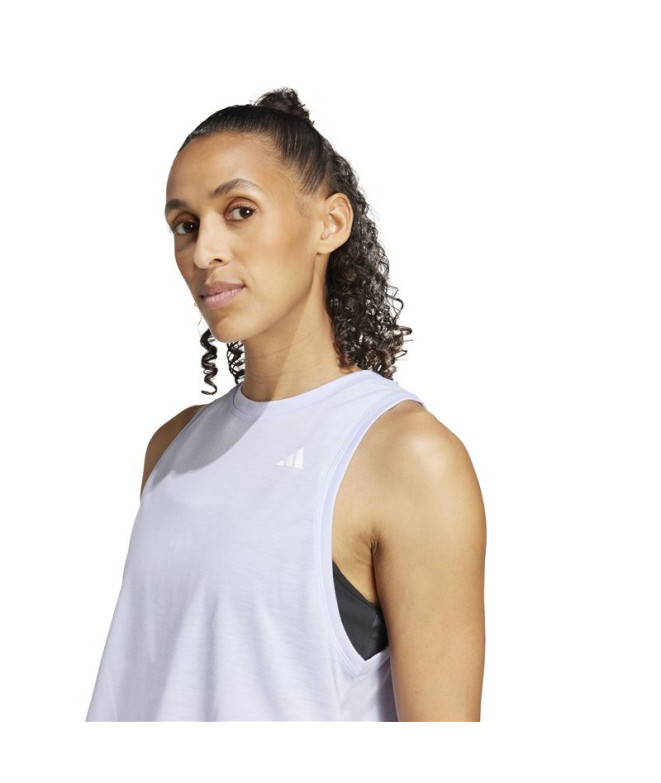 Camiseta de Fitness adidas We Tank Mulher Azul