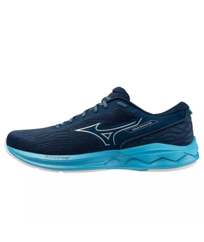 Zapatillas de Running Mizuno Wave Revolt 3 Hombre Azul cobalto