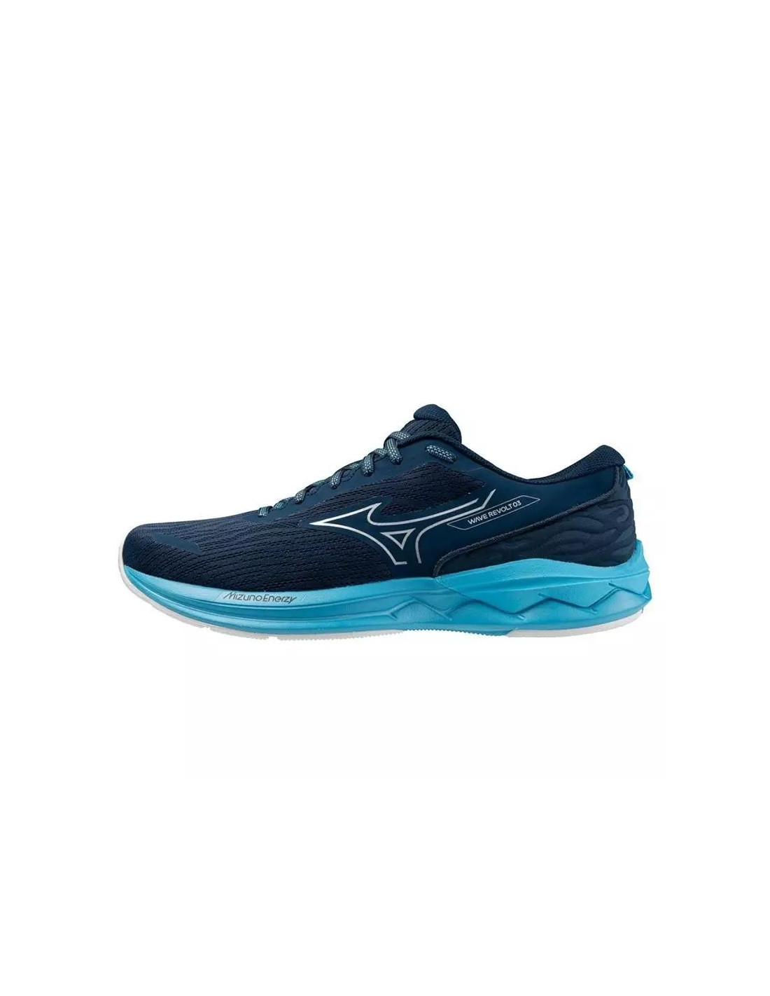 Zapatillas de running mizuno wave revolt 3 hombre azul cobalto