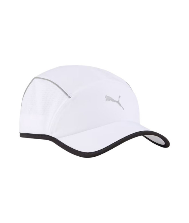 Gorra de Running Puma Runner Visor 5 Hombre Blanco