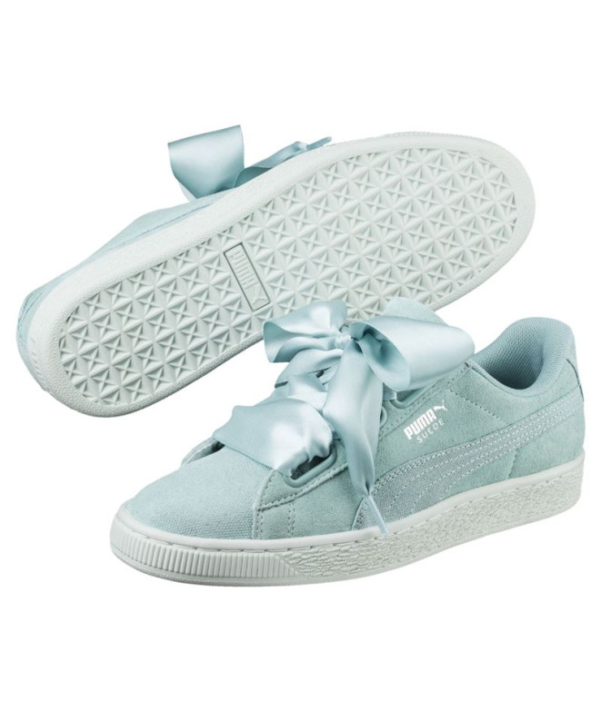 Zapatillas Puma Sportswear Suede Heart Pebble...