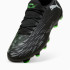 Botas de futebol Puma Future 8 Play Fg/Ag Preto/Cinza claro frio/Verde fluo
