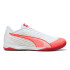 Zapatillas de Fútbol sala Puma Ibero Iv, White Glowing Red Dark, Hombre