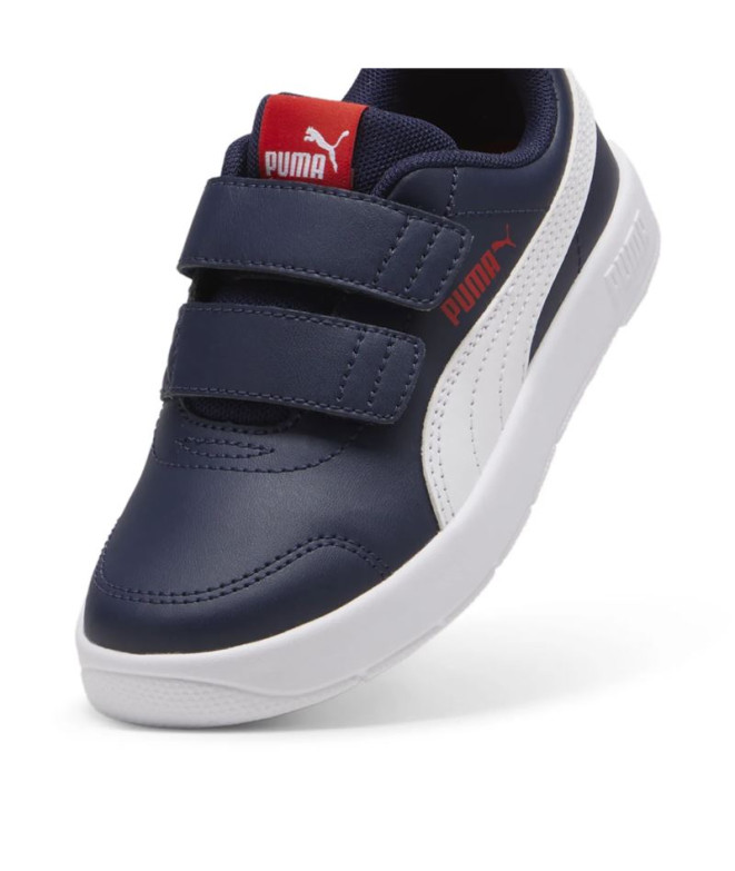 Sapatilhas Puma Courtflex V3 V Ps Infantil Azul...