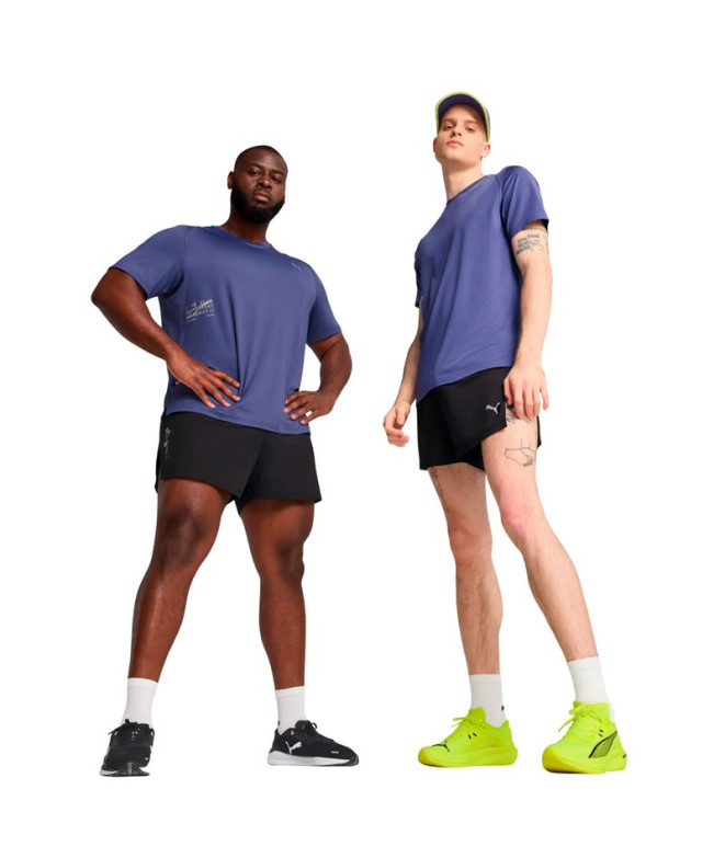 Calça De Running Puma Run Knit 3” Split Homem...