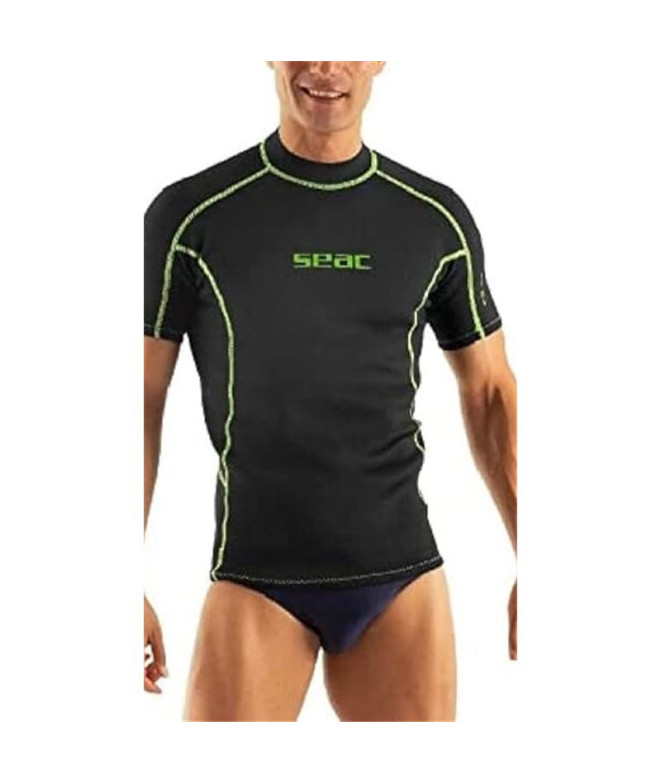 Camiseta Em Neoprene Fit Short Bi/Ar Homem 2 Mm Seac