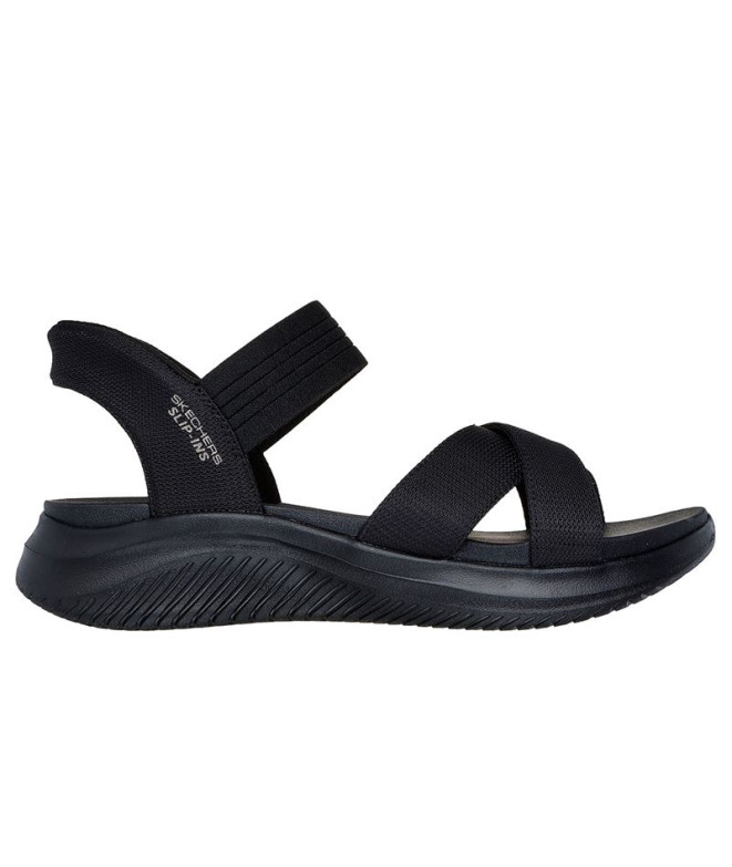 Sandalias Skechers Slip-Ins Ultra Flex 3,0 - Nev Mujer Negro