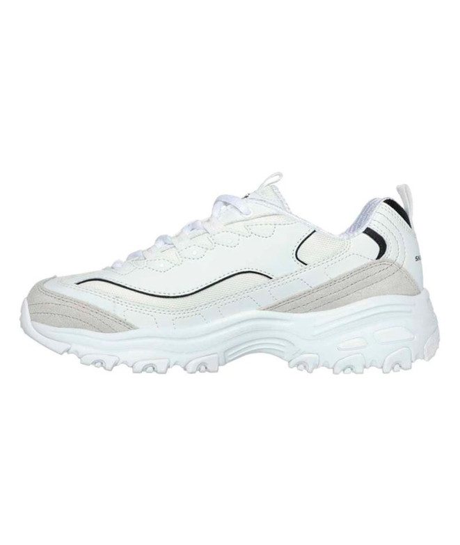 Chaussures Skechers D'Lites Femme Blanc