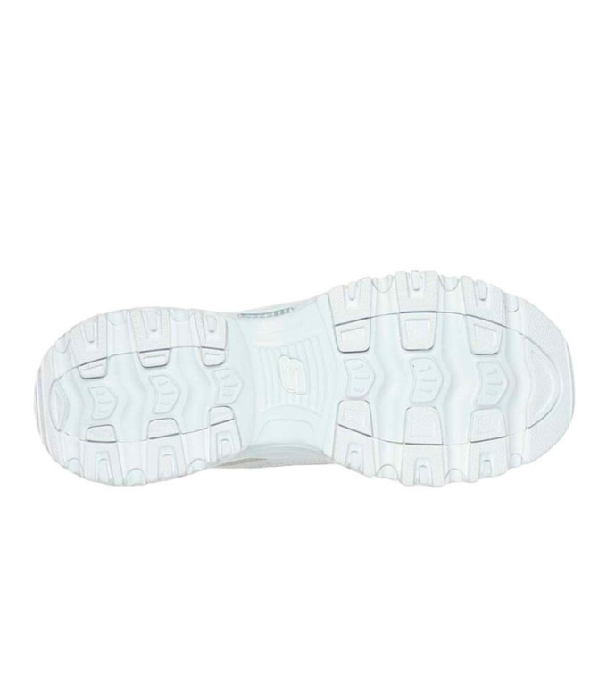Chaussures Skechers D'Lites Femme Blanc