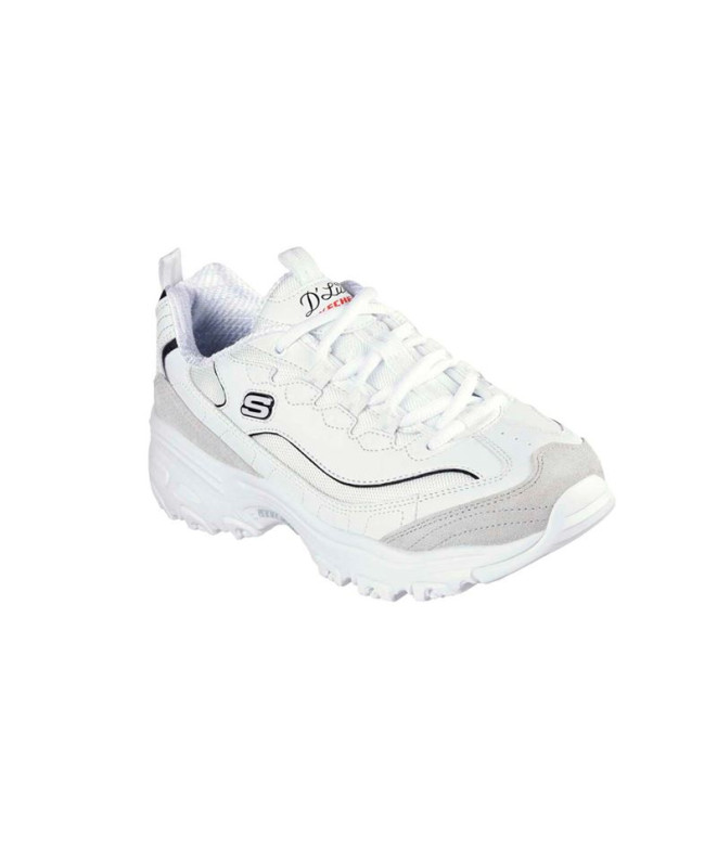 Chaussures Skechers D'Lites Femme Blanc