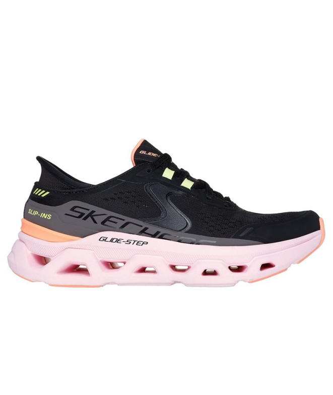 Chaussures Skechers Slip-Ins Glide-Step Atlus Femme Noir