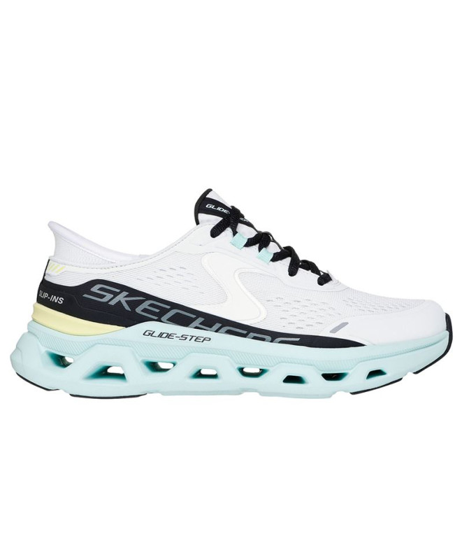 Chaussures Skechers Slip-Ins Glide-Step Atlus Femme Blanc