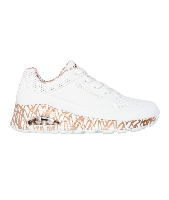 Sapatilhas Skechers Uno - Loving Love Mulher Branco