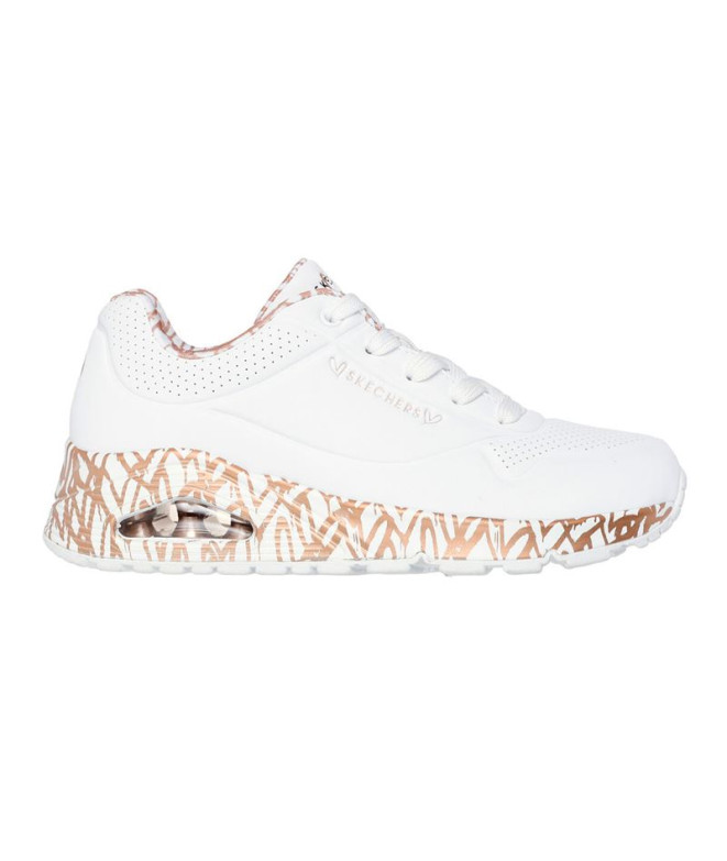 Zapatillas Skechers Uno - Loving Love Mujer Blanco