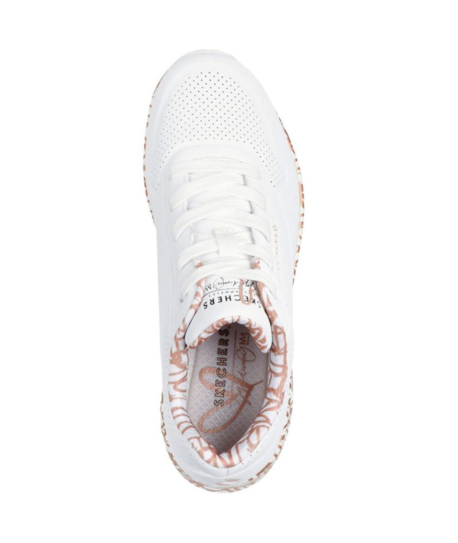 Zapatillas Skechers Uno - Loving Love Mujer Blanco