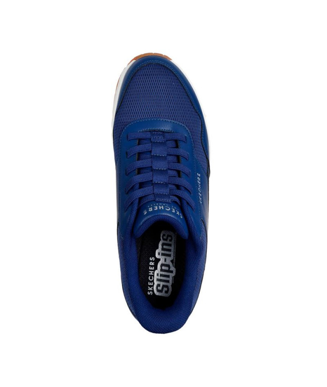 Chaussures Skechers Uno - Banksia Homme Bleu...