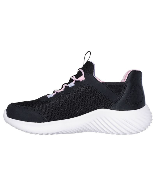 Sapatilhas Skechers Slip-Ins Bounder Menina Preto
