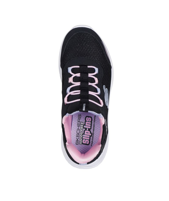Sapatilhas Skechers Slip-Ins Bounder Menina Preto