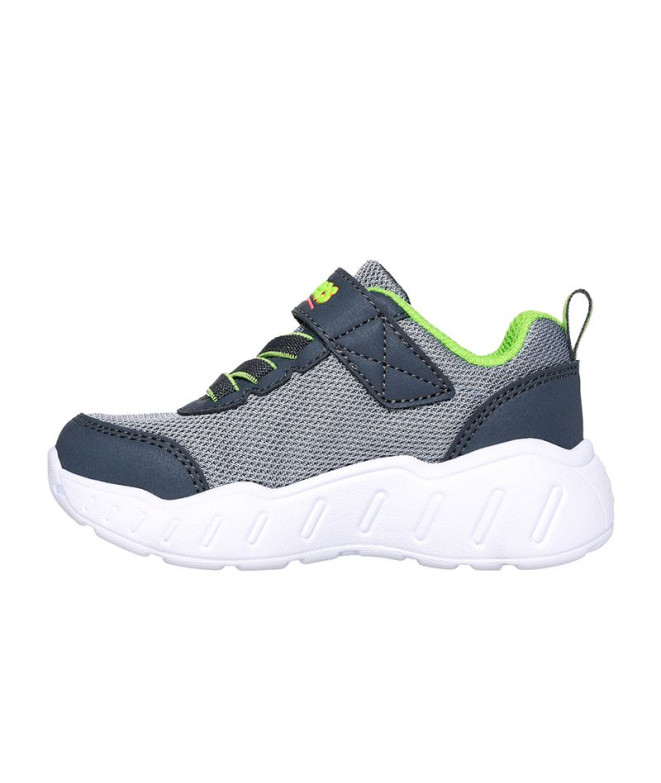 Chaussures Skechers Play Scene Enfant Gris/Lima