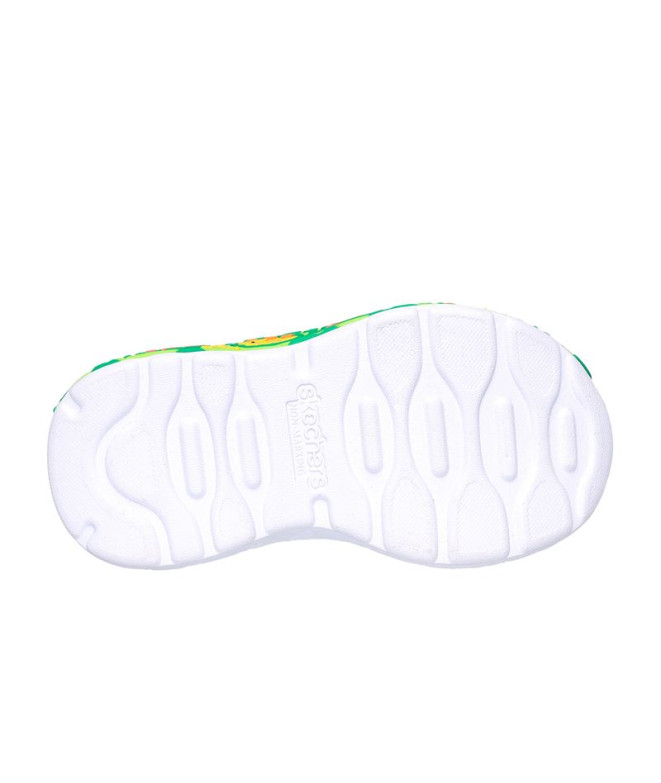 Zapatillas Skechers Play Scene Niño Gris/Lima