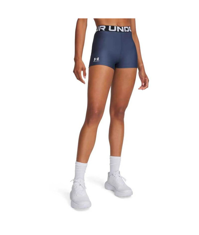 Pantalones Cortos de Fitness Under Armour Hg Shorty Mujer Gris