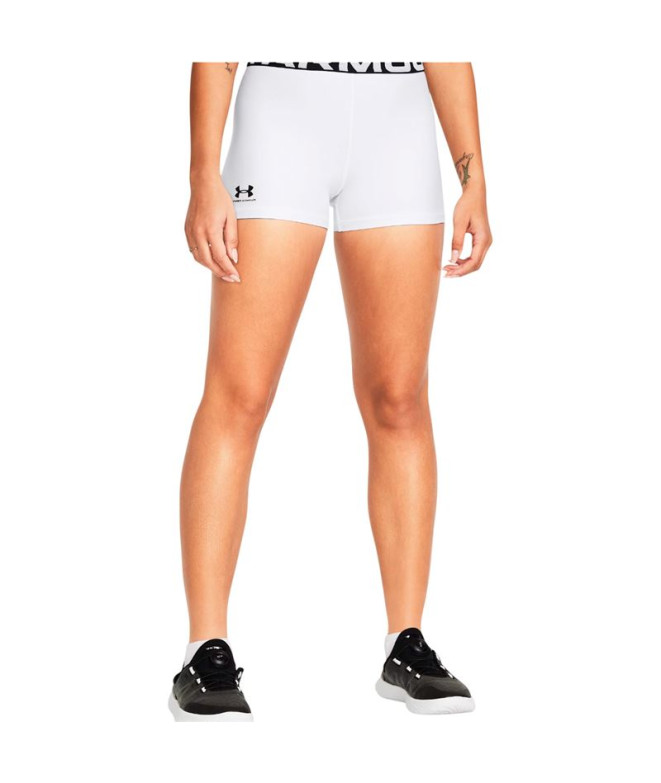 Mallas Cortas Under Armour Hg Shorty Mujer Blanco