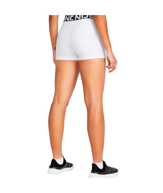 Mallas Cortas Under Armour Hg Shorty Mujer Blanco