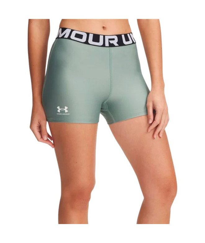 Mallas Cortas Under Armour Hg Shorty Mujer Verde