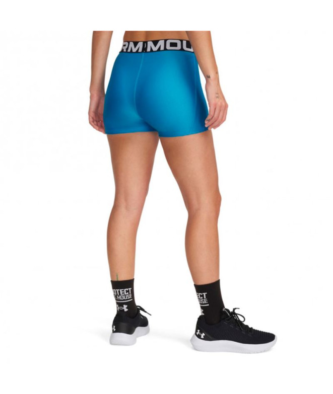 Collants Under Armour Hg Shorty Femme Bleu