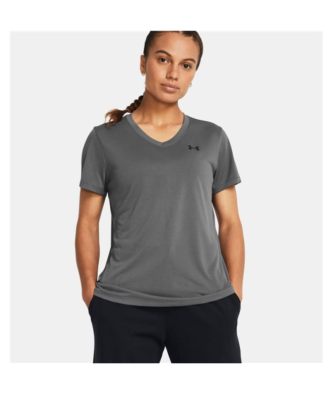 Camiseta de running Under Armour Tech Ssv Gris