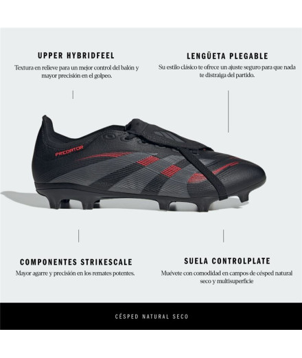 Bottes de Football adidas Predator League Ft Fg/Mg Noir 2