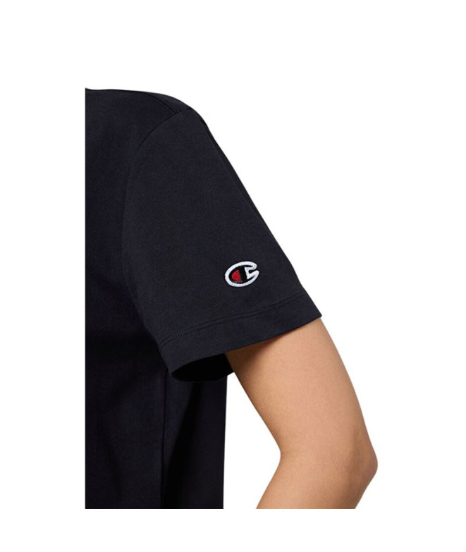 T-shirt Champion T-shirt à col rond Femme Noir