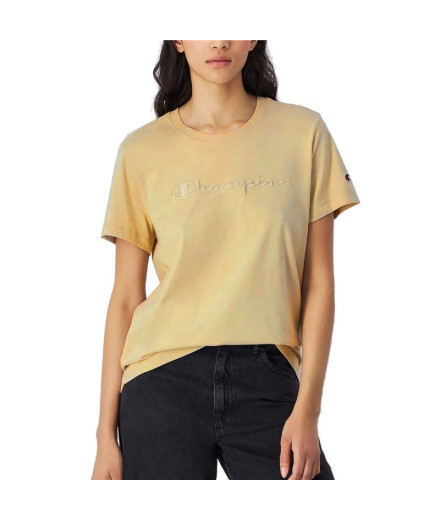 Camiseta Champion Crewneck T-Shirt Mujer Beige