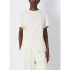 Camiseta Champion T-Shirt de Gola Redonda Mulher Natural