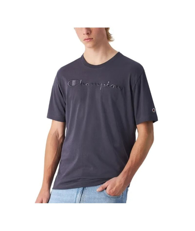 Camisa Champion SS Hombre Gris