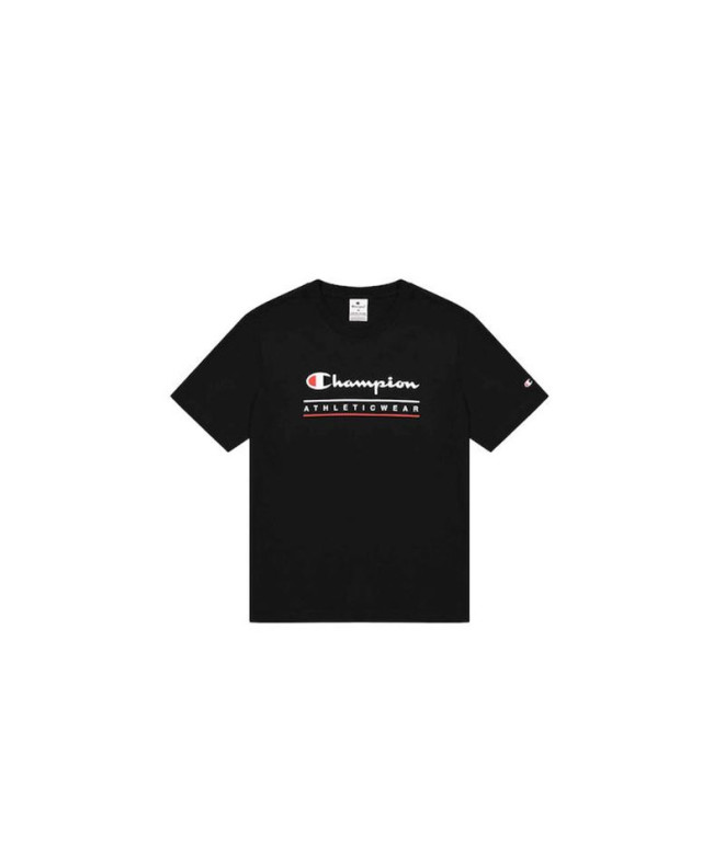 Camisa Champion SS Hombre Negro
