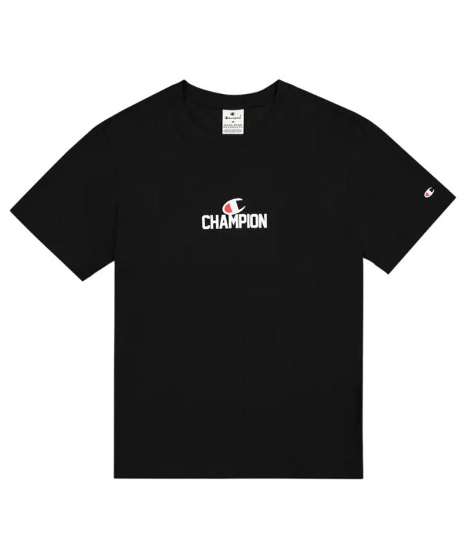 Camisa Champion SS Hombre Negro