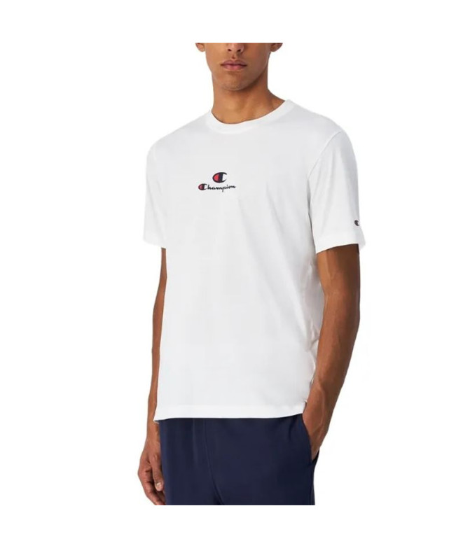 Camisa Champion SS Hombre Blanco