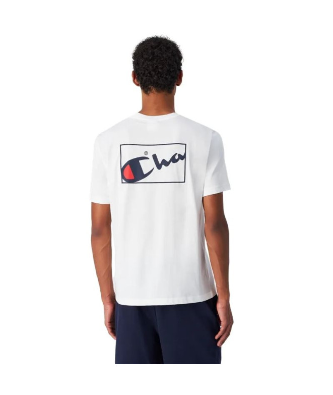 Camisa Champion SS Hombre Blanco